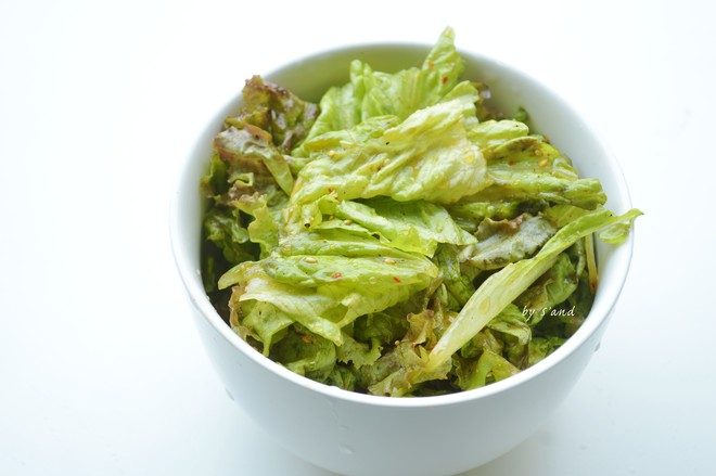 只有生菜的韩式生菜沙拉