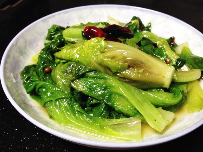 炝炒生菜