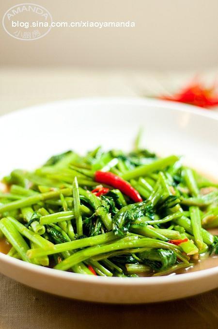 【曼食慢语】虾酱空心菜