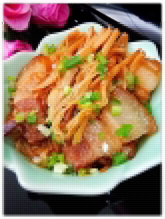 五花肉烧干黄花菜的做法！