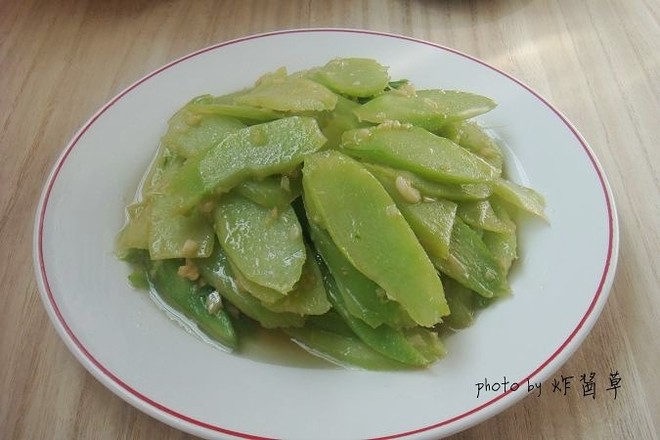 蒜蓉芥兰片