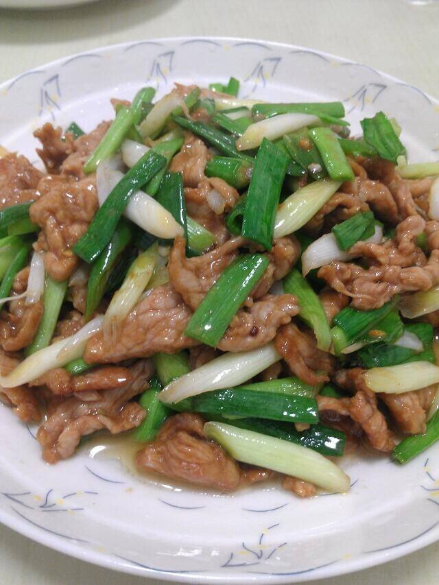 青蒜炒肉