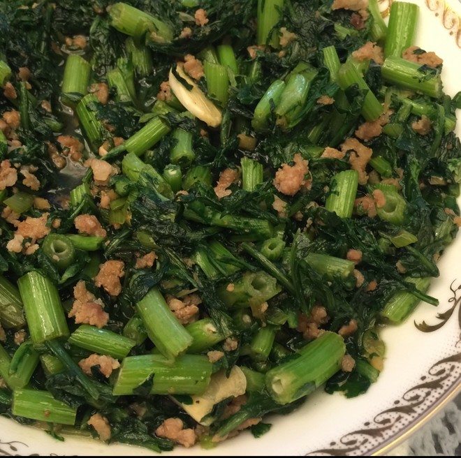 肉末蒿子杆