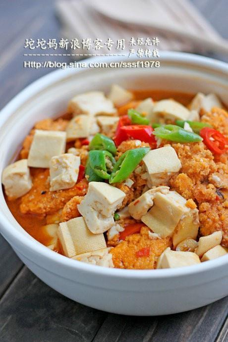 鱼籽豆腐煲