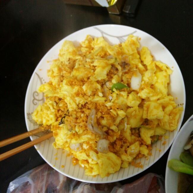 鸡蛋炒鱼籽