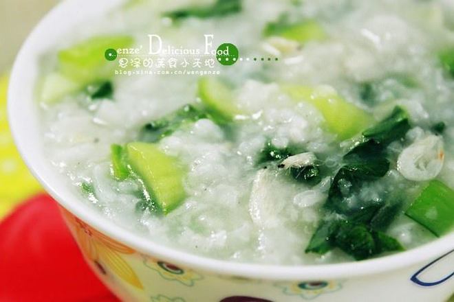 虾米青菜粥