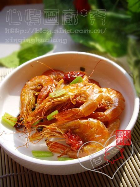 香辣油焖大虾干