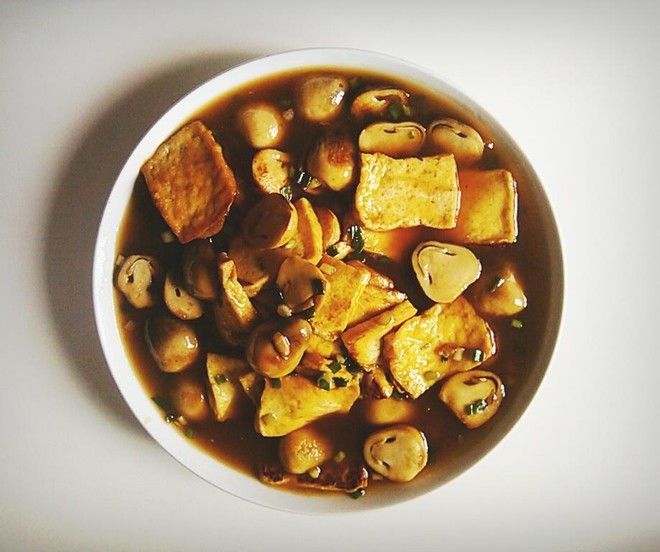 草菇烧豆腐