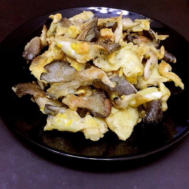 香煎平菇。