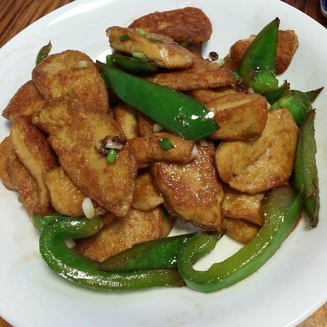 青椒素鸡