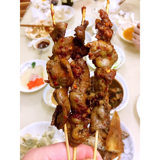 微波炉烤鸡心