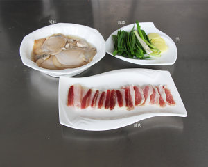 咸肉河蚌莴笋汤-很鲜！