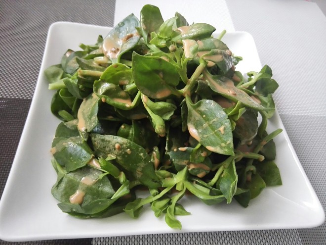 芝麻酱拌穿心莲