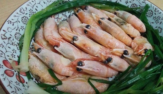 白灼北极虾