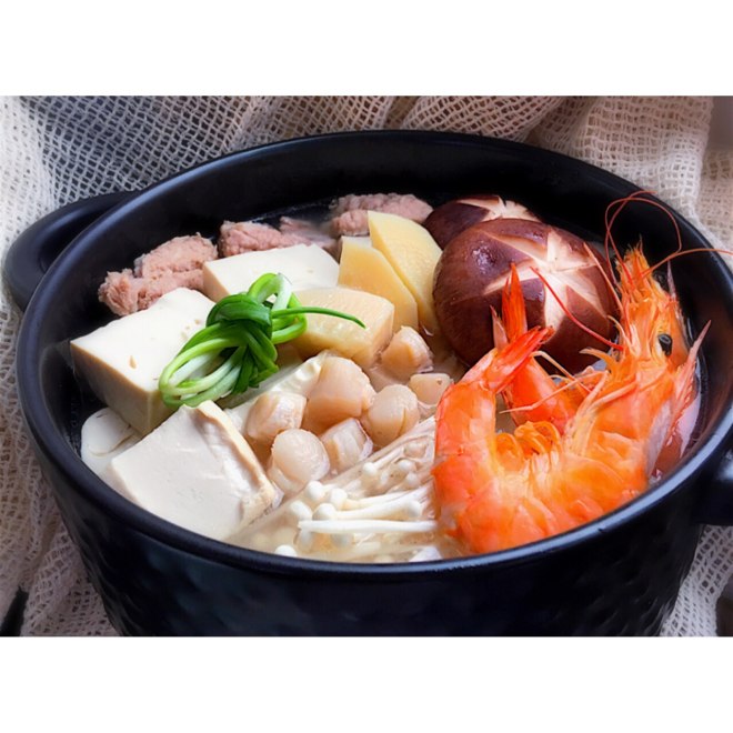 三鲜豆腐煲