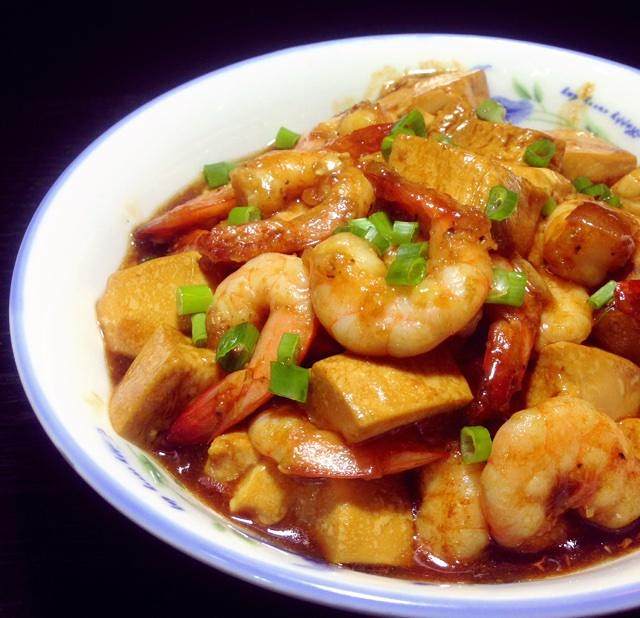 虾仁豆腐