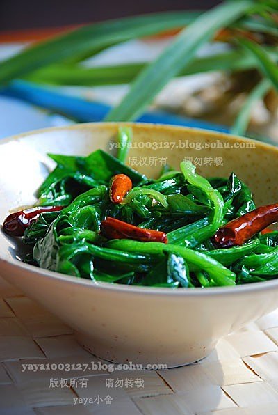 炝菠菜