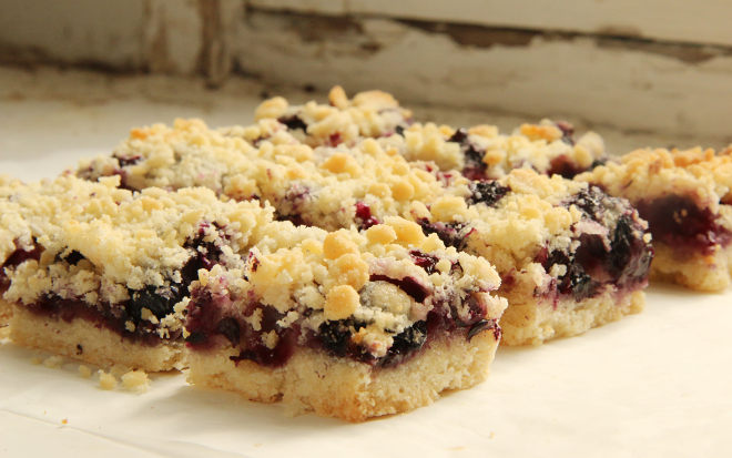 蓝莓酥粒小方块Blueberry Crumber Bars