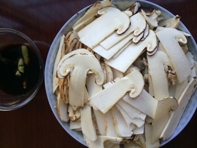 松茸刺身