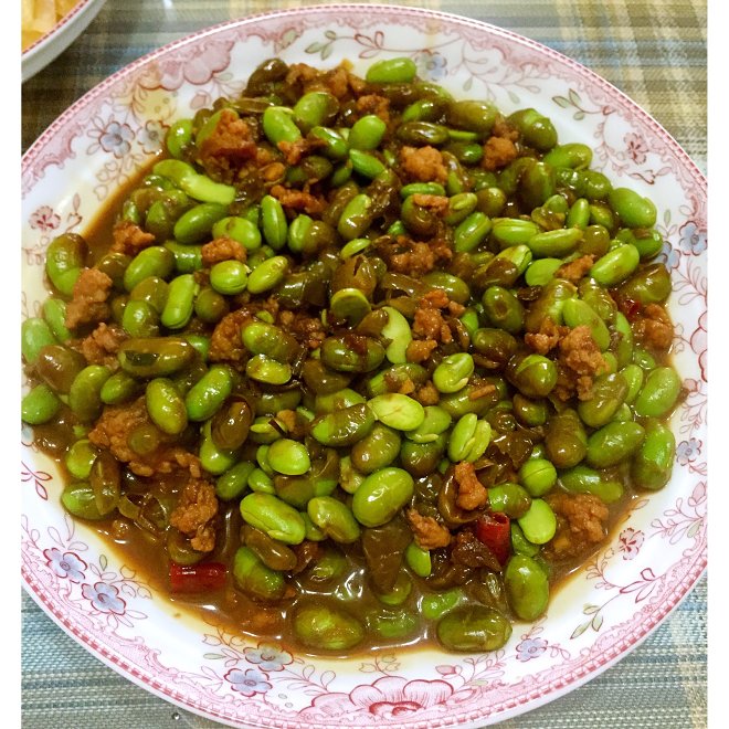 超级下饭菜：毛豆炒肉