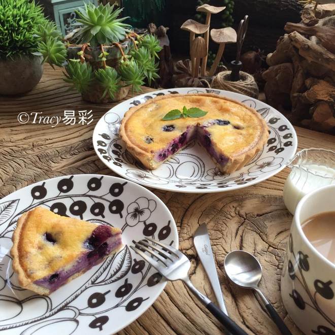 蓝莓乳酪派