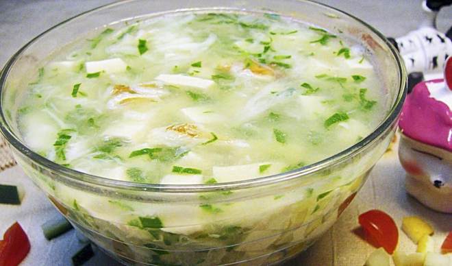 蟹肉豆腐羹