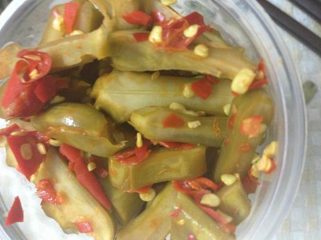腌制酸辣刀豆
