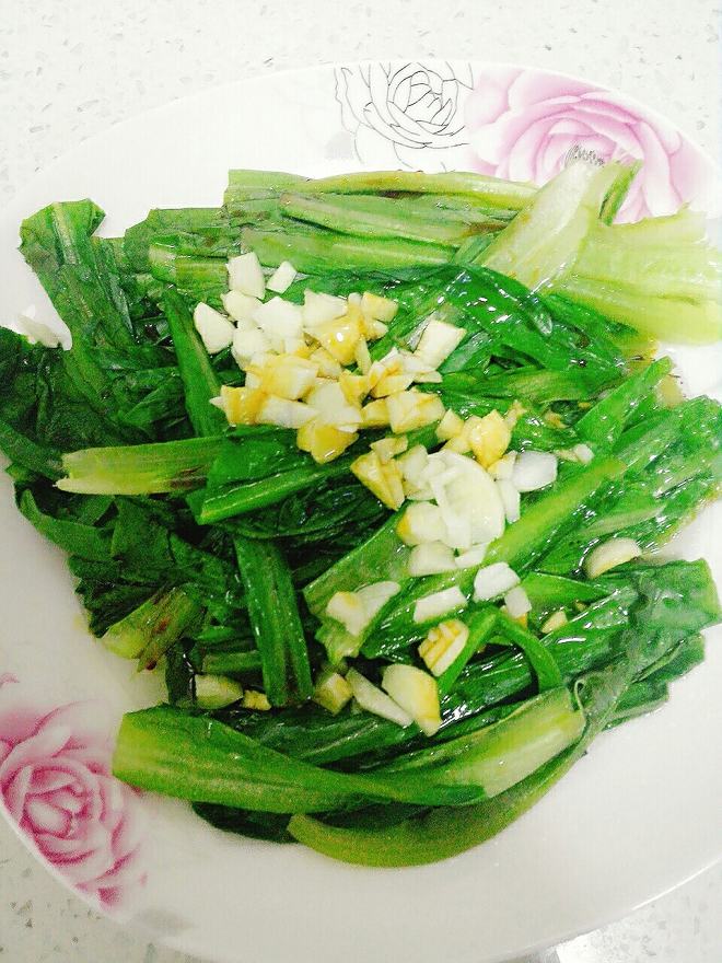 五分钟快手蒜蓉油麦菜