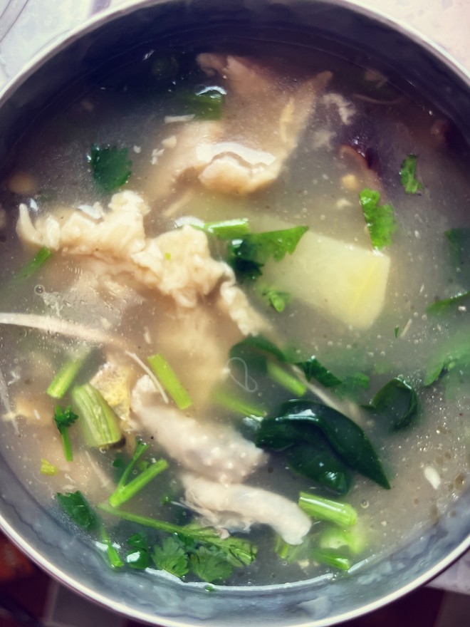 面筋老母鸡汤羹