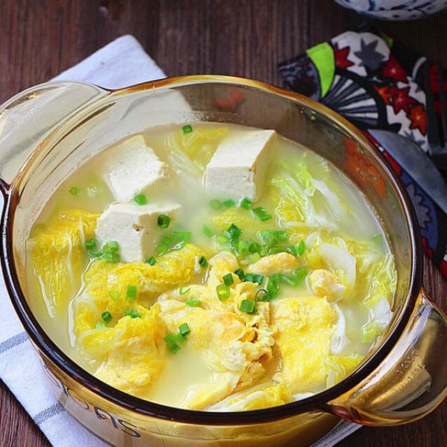 白菜豆腐汤