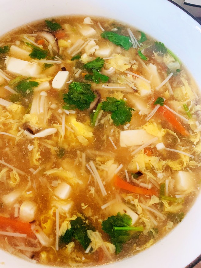 酸辣豆腐汤