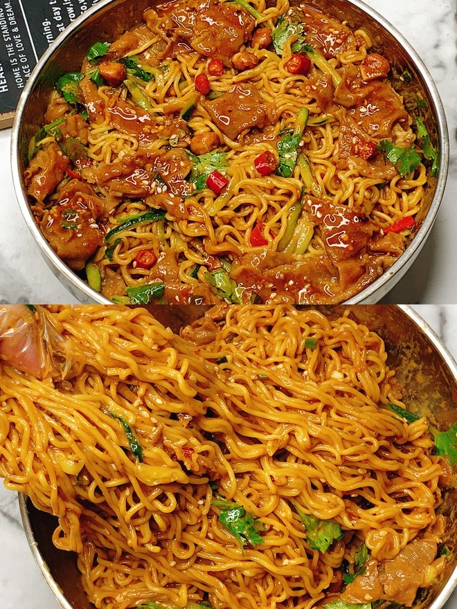 吃一次就爱上的麻酱肥牛拌面！味道绝了