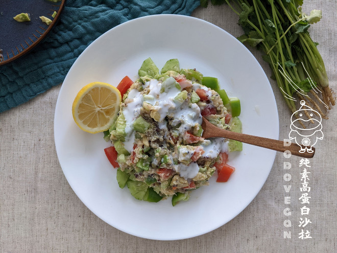 纯素高蛋白沙拉salad