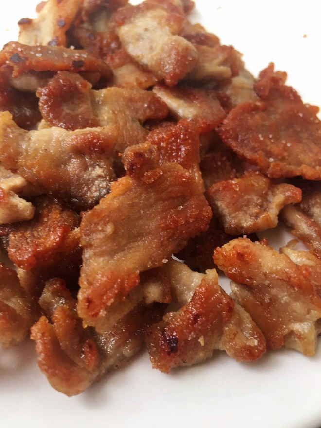 煎瘦肉