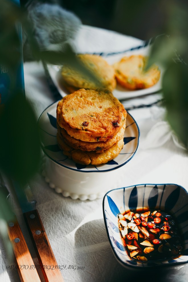 美味豆渣饼