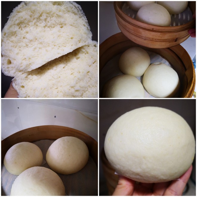 磨豆浆剩下的黄豆渣都不放过——细腻的豆香馒头