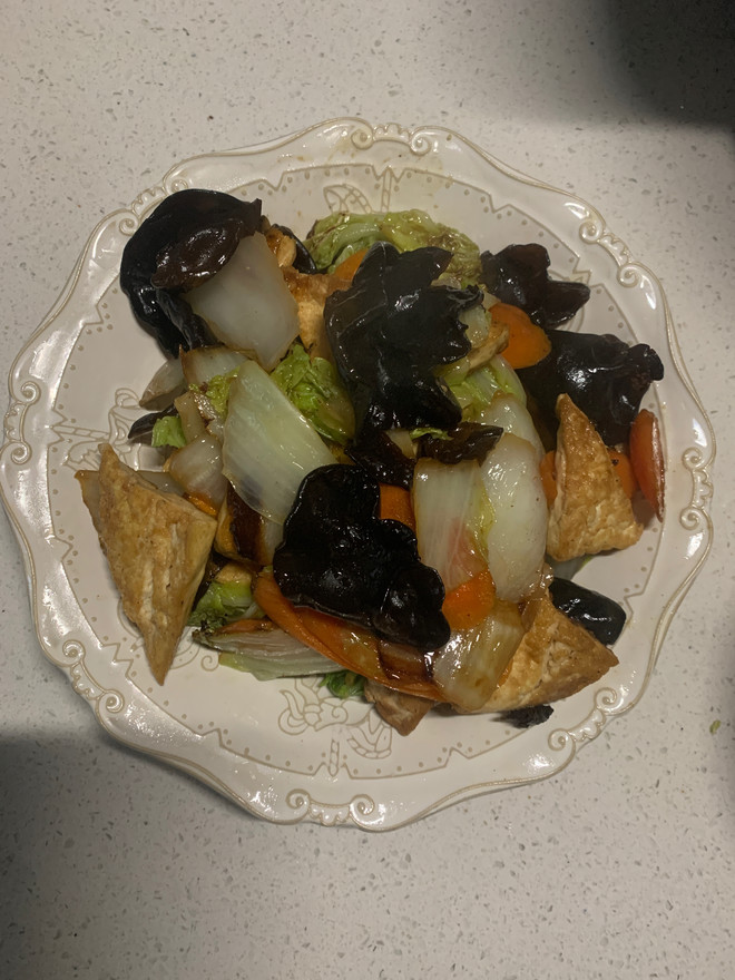 杂蔬炒豆腐