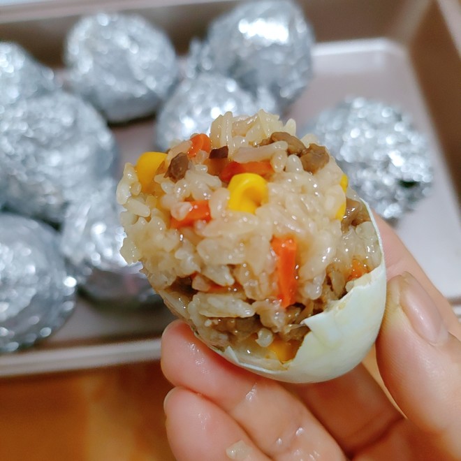 糯米咸鸭蛋烧卖