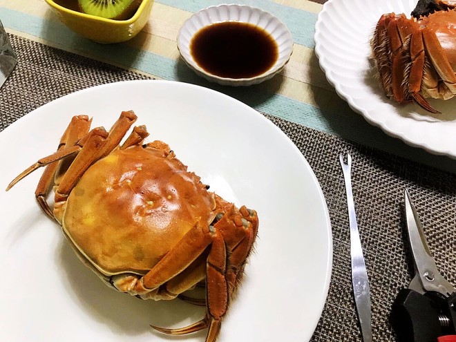 大闸蟹(清蒸、含蟹醋汁)