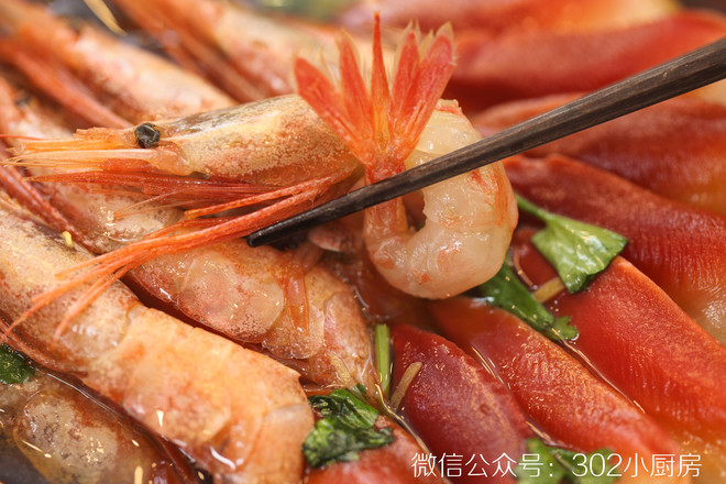 伪生腌（甜虾-北极贝） <302小厨房>
