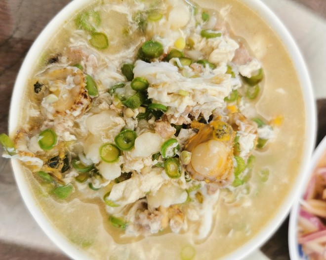 鲜贝美味疙瘩汤