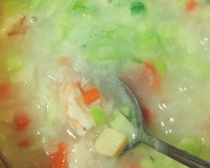 鲜虾鲜贝粥