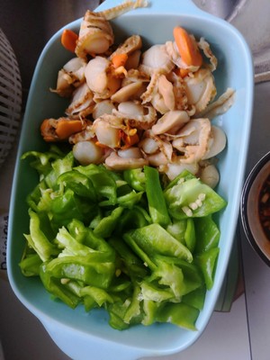 青椒仙贝肉