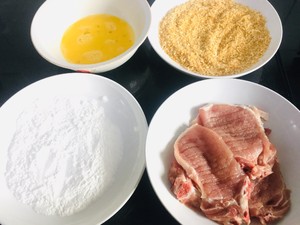 家常快手菜 日式炸猪排（自调酱汁）