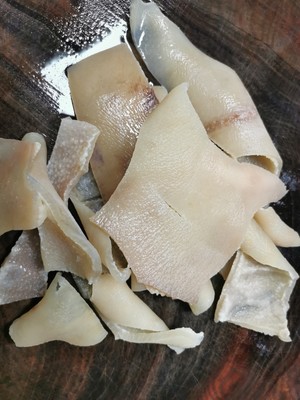 私房炒猪皮
