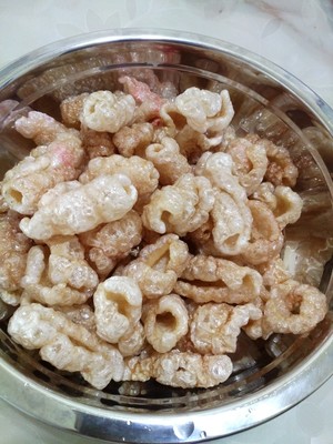 潮汕扑肉(炸猪皮，炸皮，肉皮)