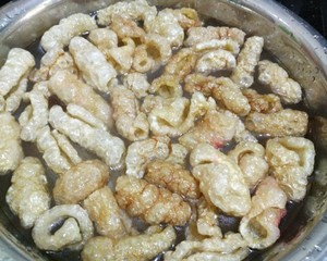 潮汕扑肉(炸猪皮，炸皮，肉皮)