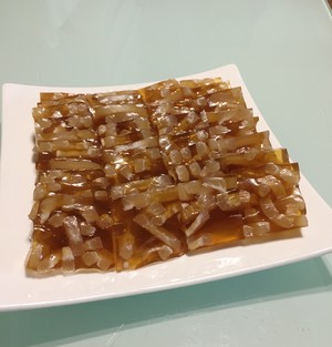 水晶肉皮冻