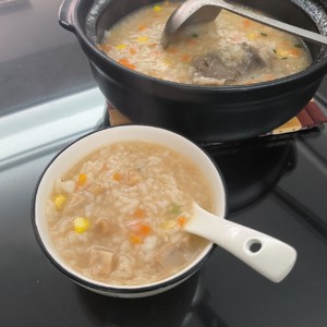 淮山干贝猪骨粥