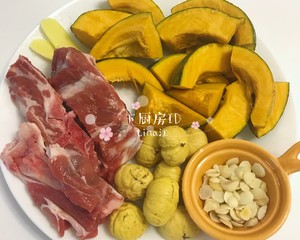 南瓜栗子猪骨汤-教你煲广东汤